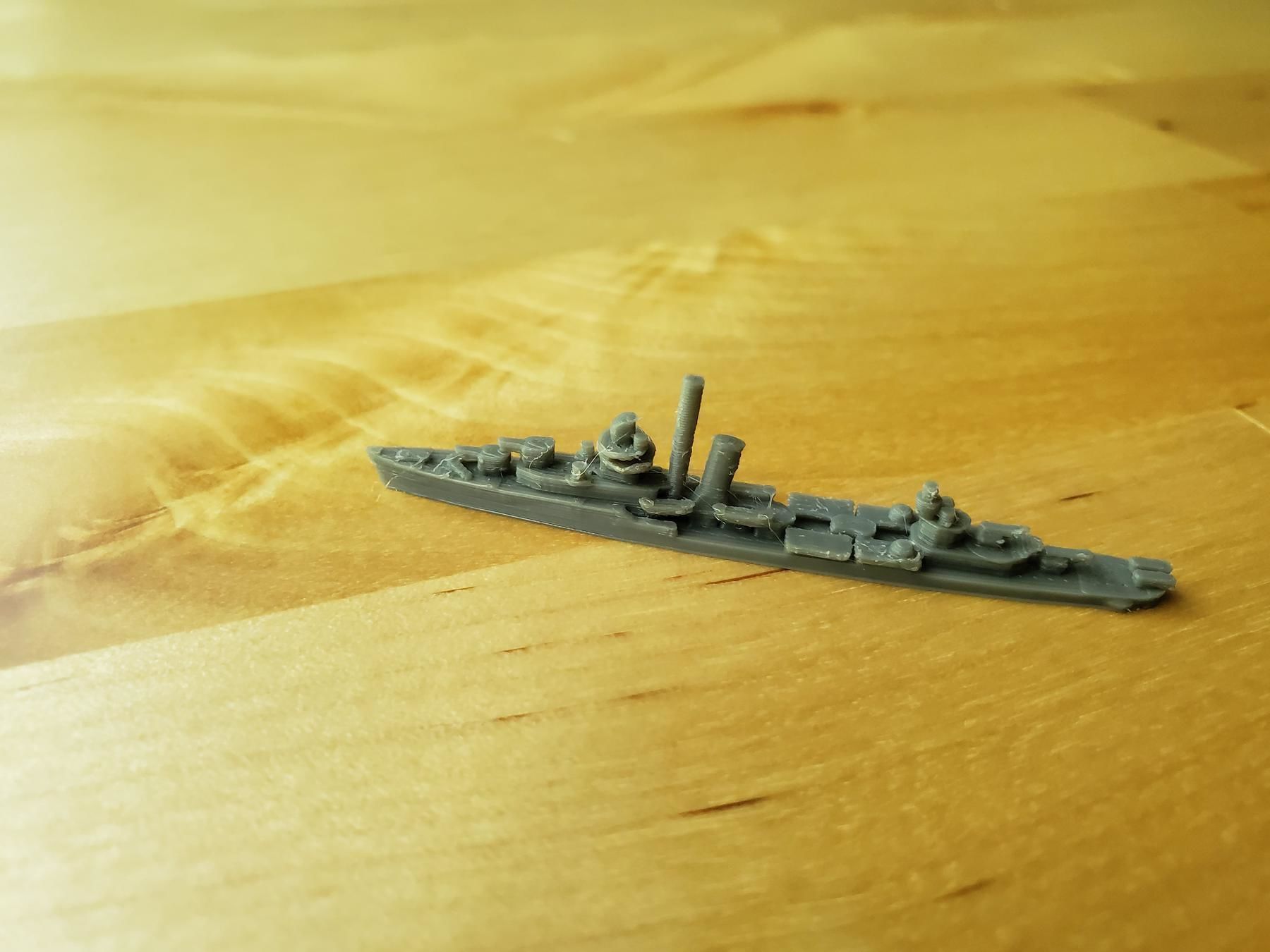US Bagley Class Destroyer Warship 3D print model_3