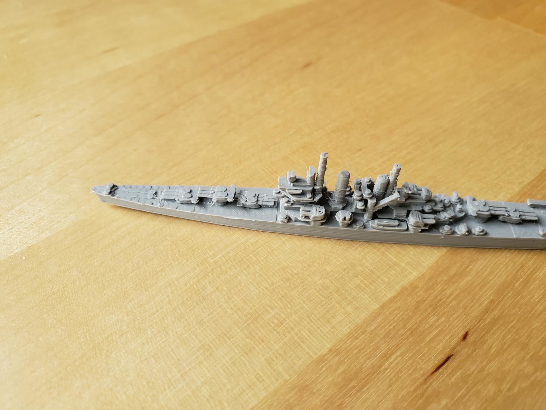 US St Louis Class Cruiser Warship 3D print model_7
