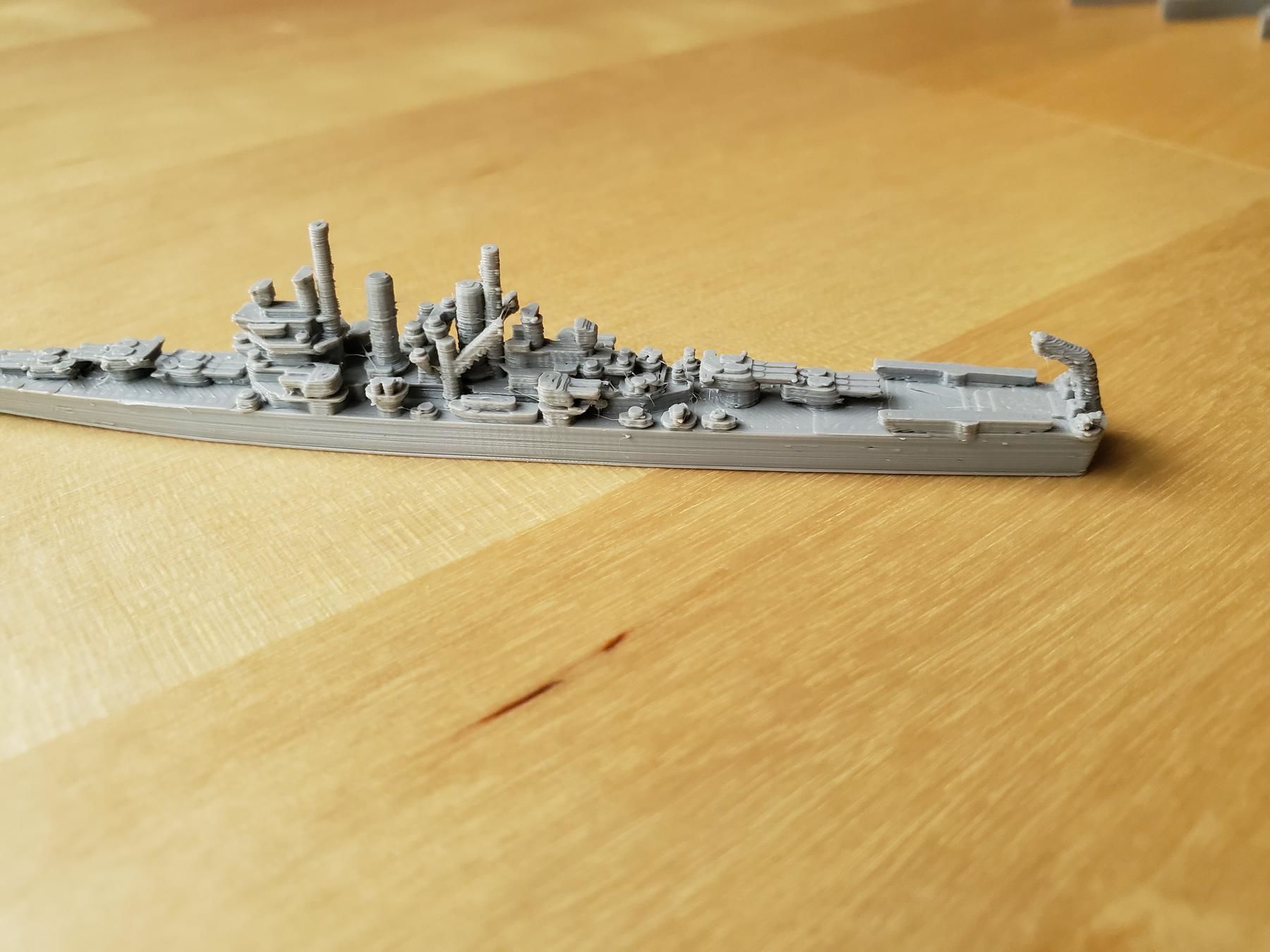 US St Louis Class Cruiser Warship 3D print model_9