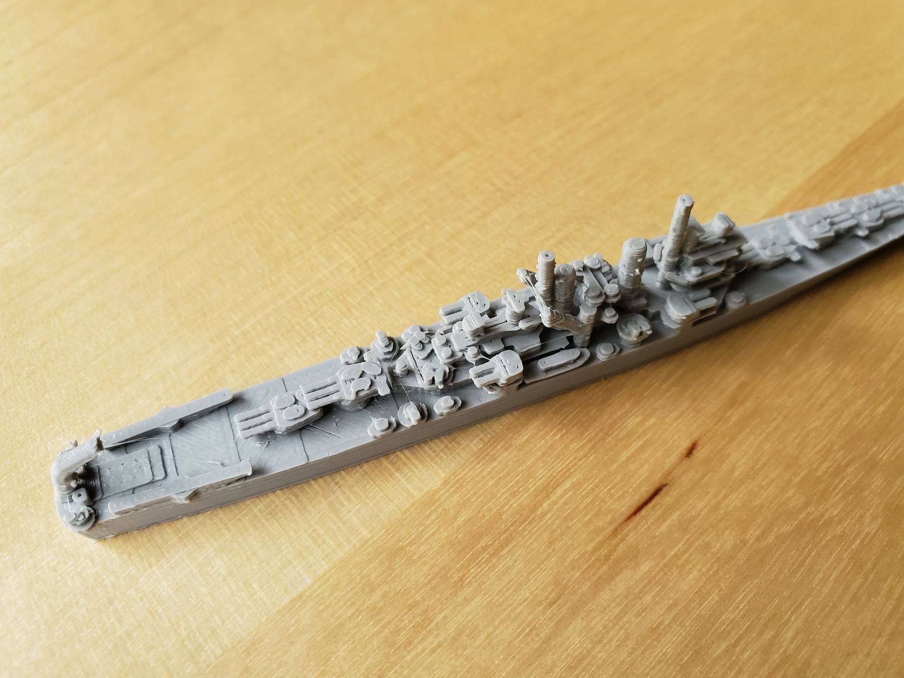 US St Louis Class Cruiser Warship 3D print model_14