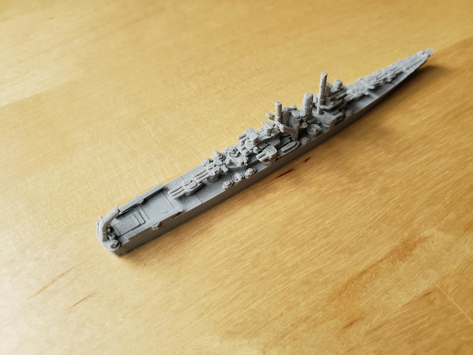US St Louis Class Cruiser Warship 3D print model_4