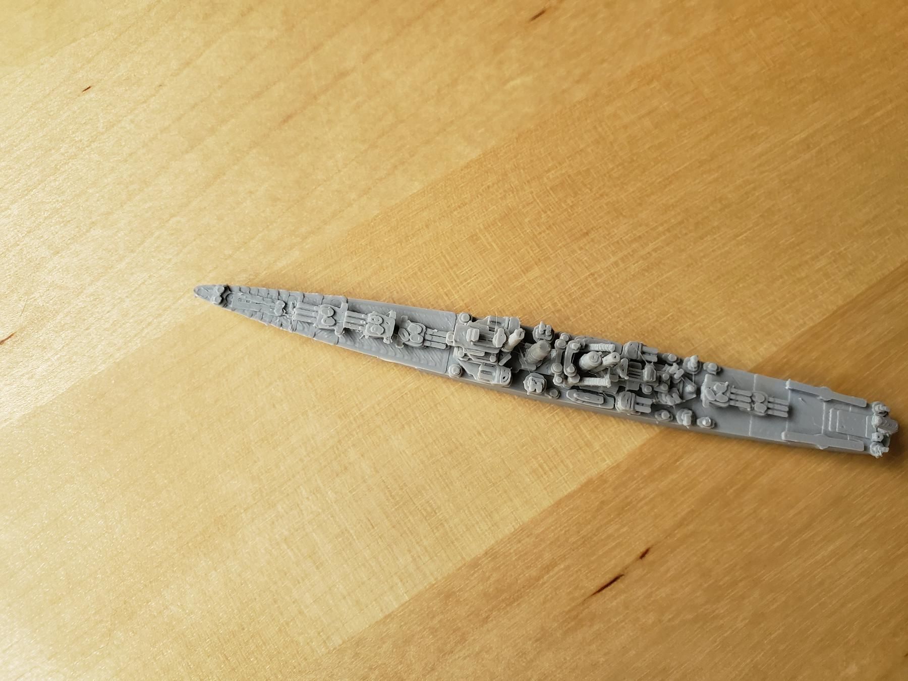 US St Louis Class Cruiser Warship 3D print model_11