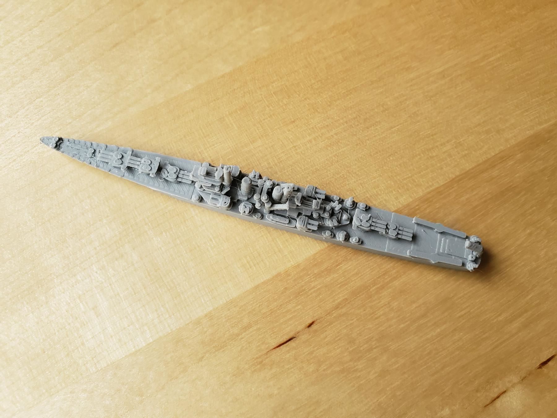 US St Louis Class Cruiser Warship 3D print model_10