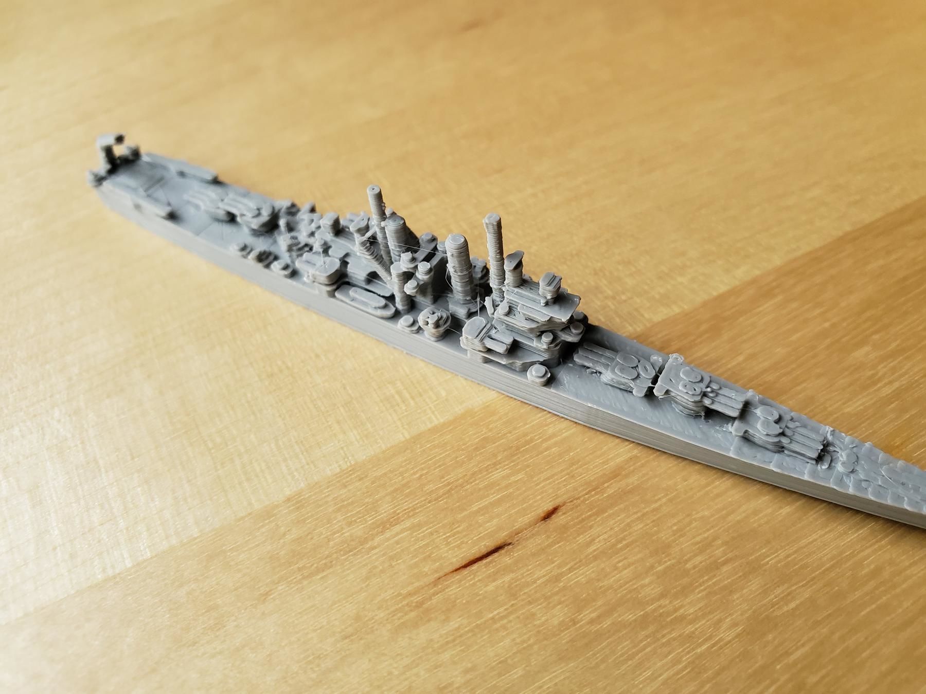 US St Louis Class Cruiser Warship 3D print model_15