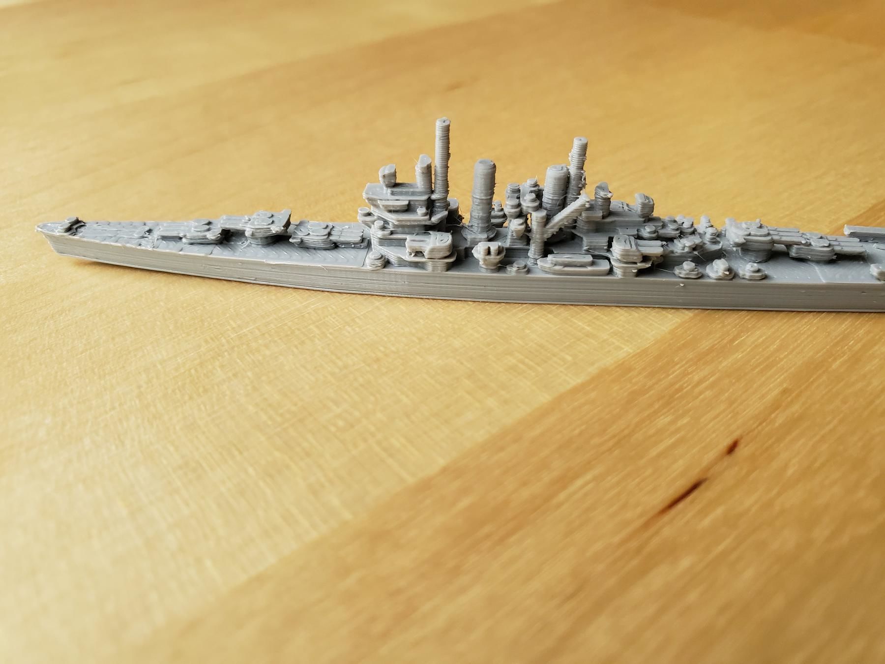 US St Louis Class Cruiser Warship 3D print model_8