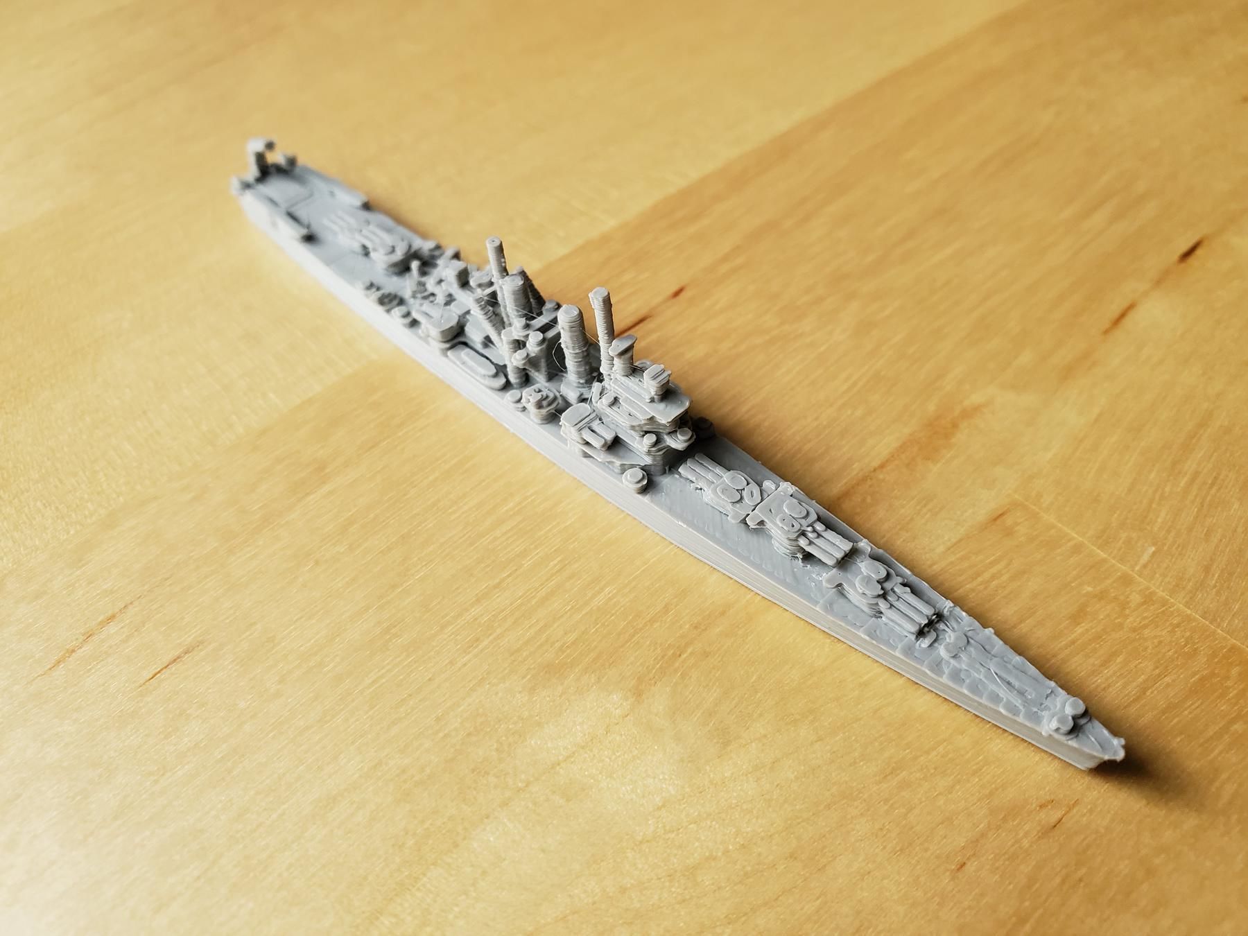 US St Louis Class Cruiser Warship 3D print model_3