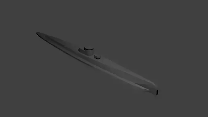 Dutch O19 Class Submarine Free 3D print model