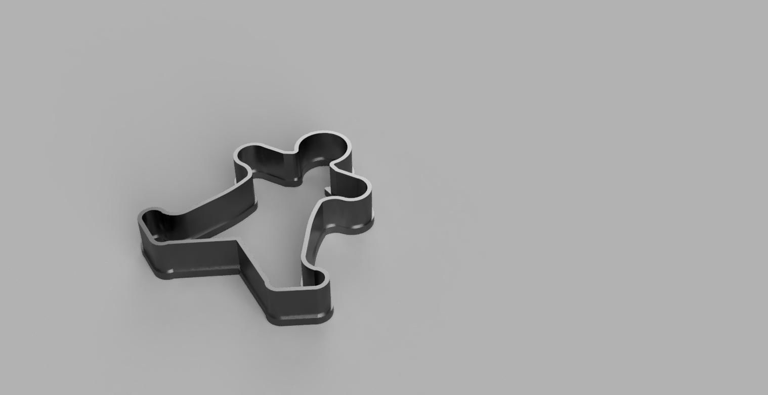 Christmas cookie cutters 3D print model_4