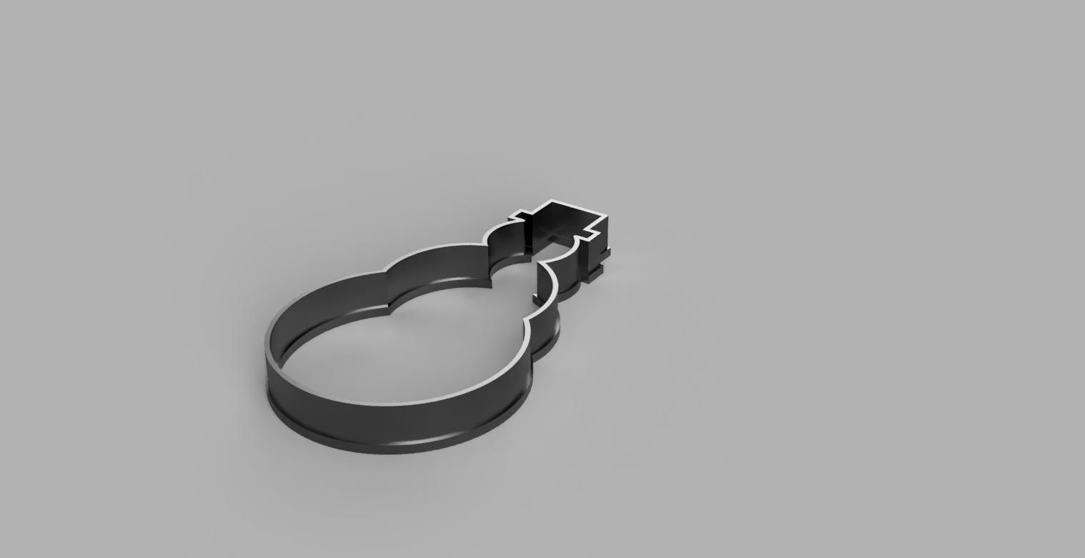 Christmas cookie cutters 3D print model_2