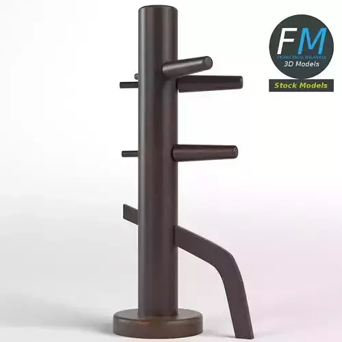 Martial arts wooden dummy