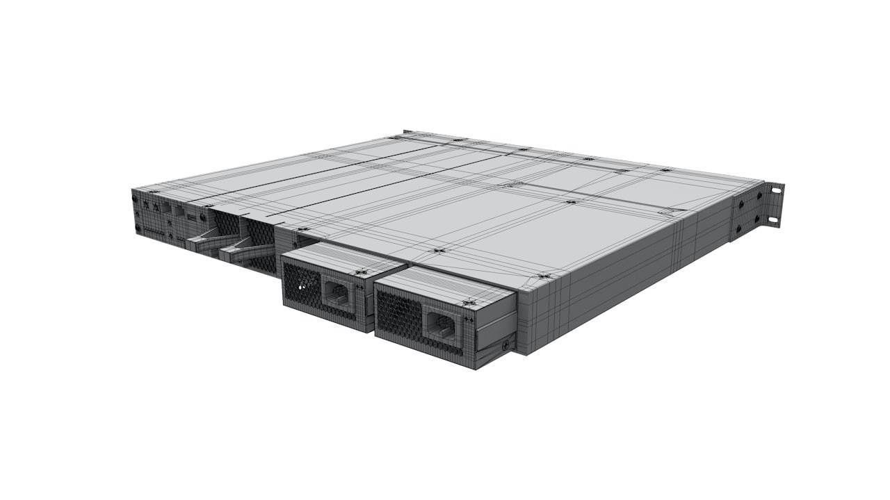 Catalyst 3750 X Switch Router 3D model_3