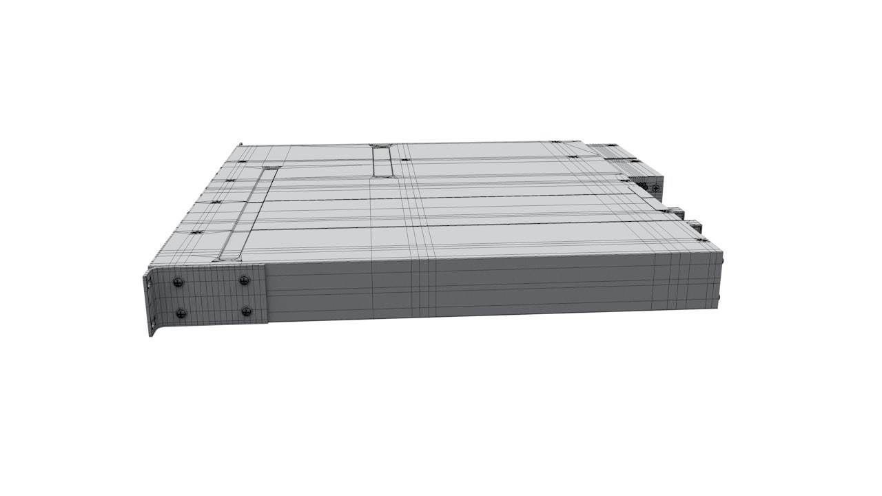 Catalyst 3750 X Switch Router 3D model_4