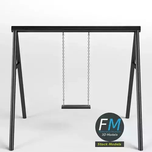 Park swing 1 3D model