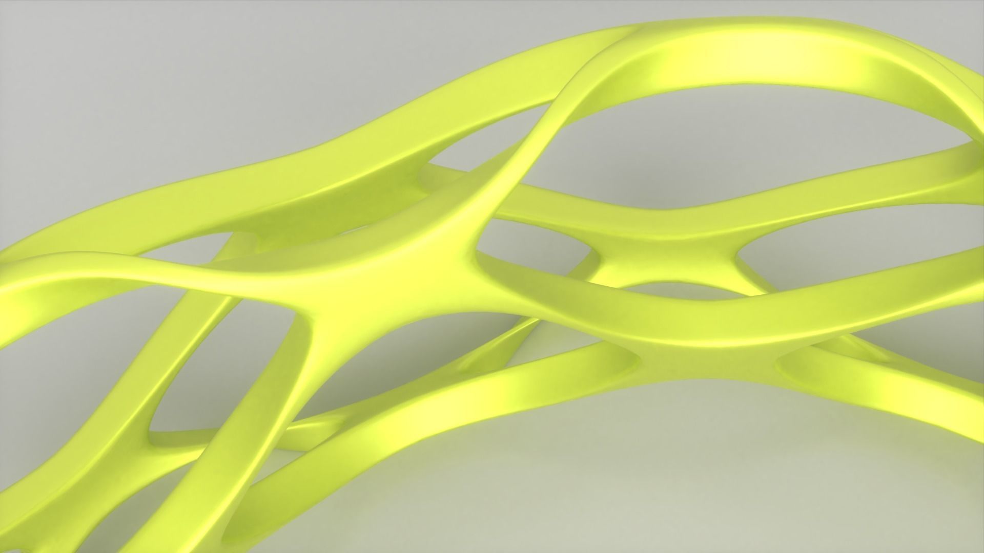 golden bracelet 3D print model_5