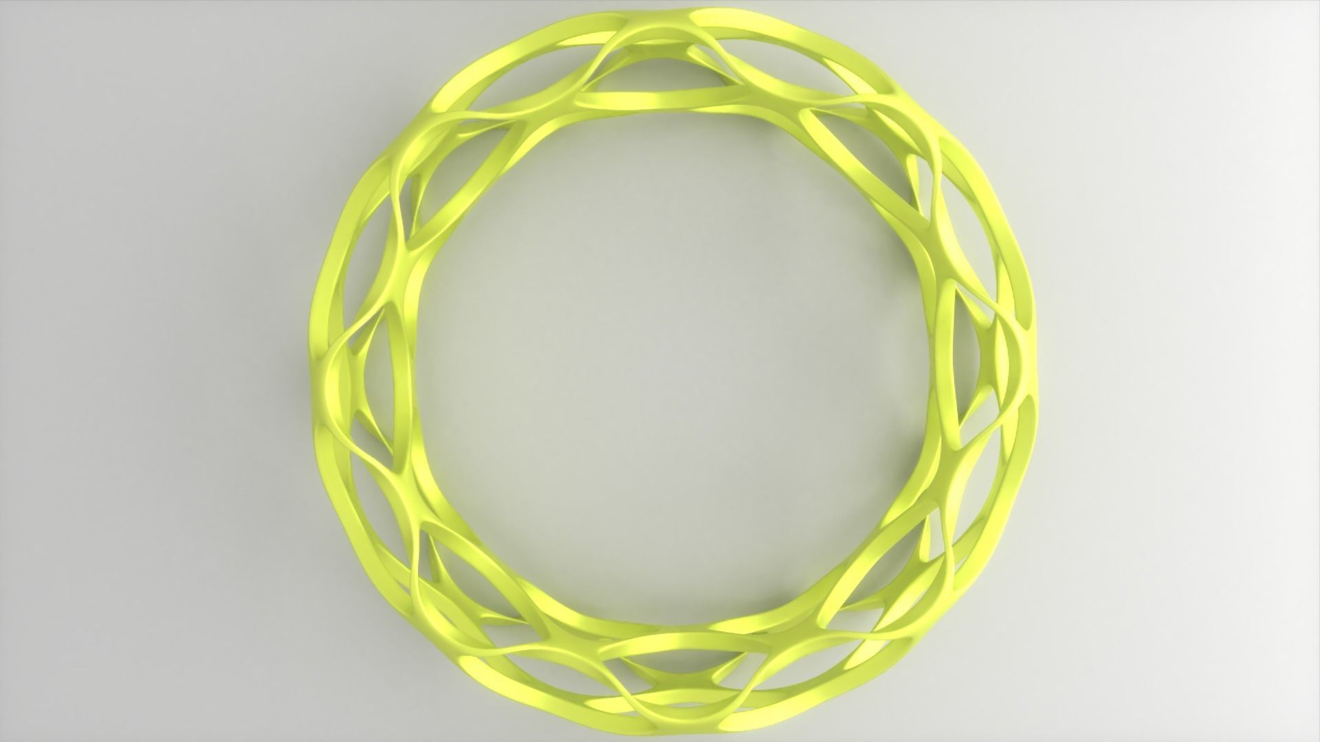 golden bracelet 3D print model_1