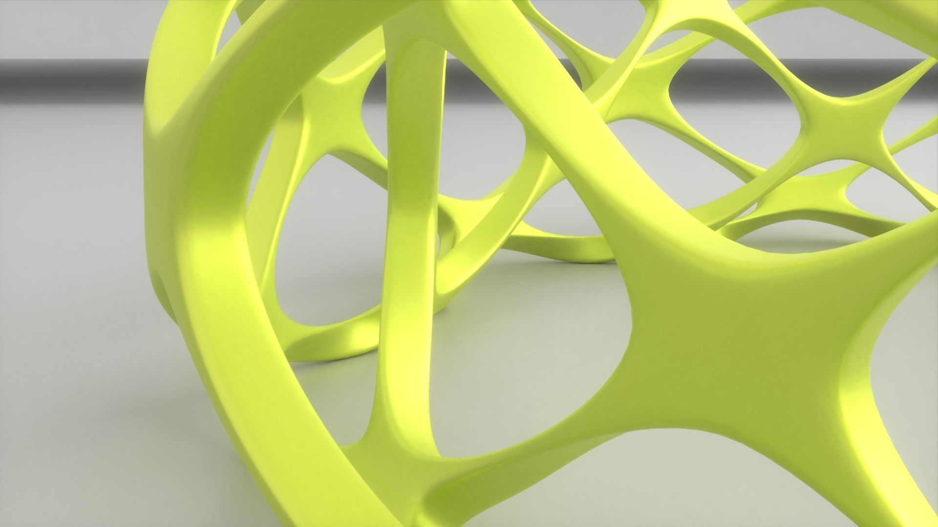 golden bracelet 3D print model_6