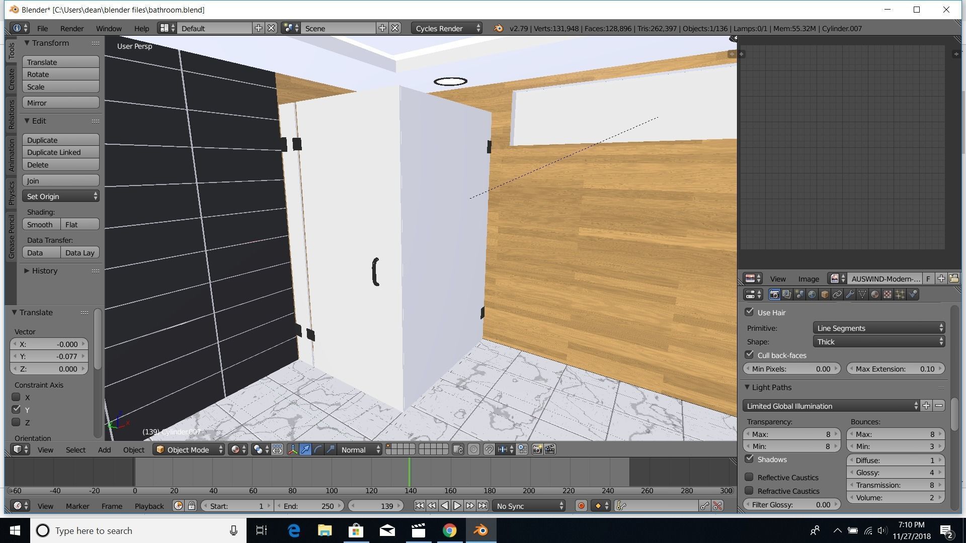 modern bathroom 3D model_18