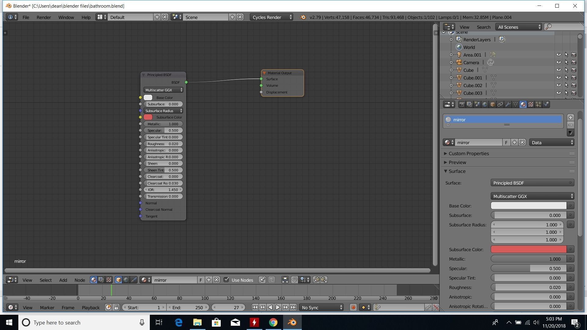 modern bathroom 3D model_52