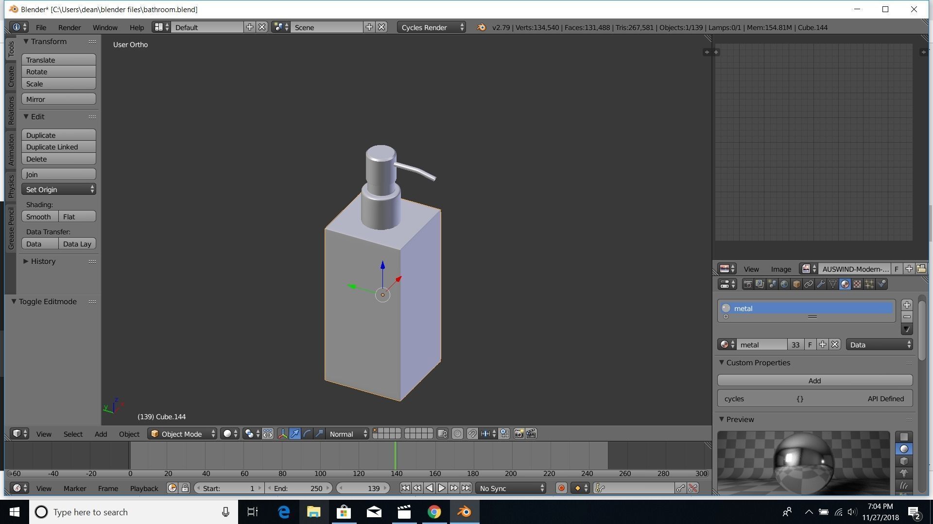 modern bathroom 3D model_23