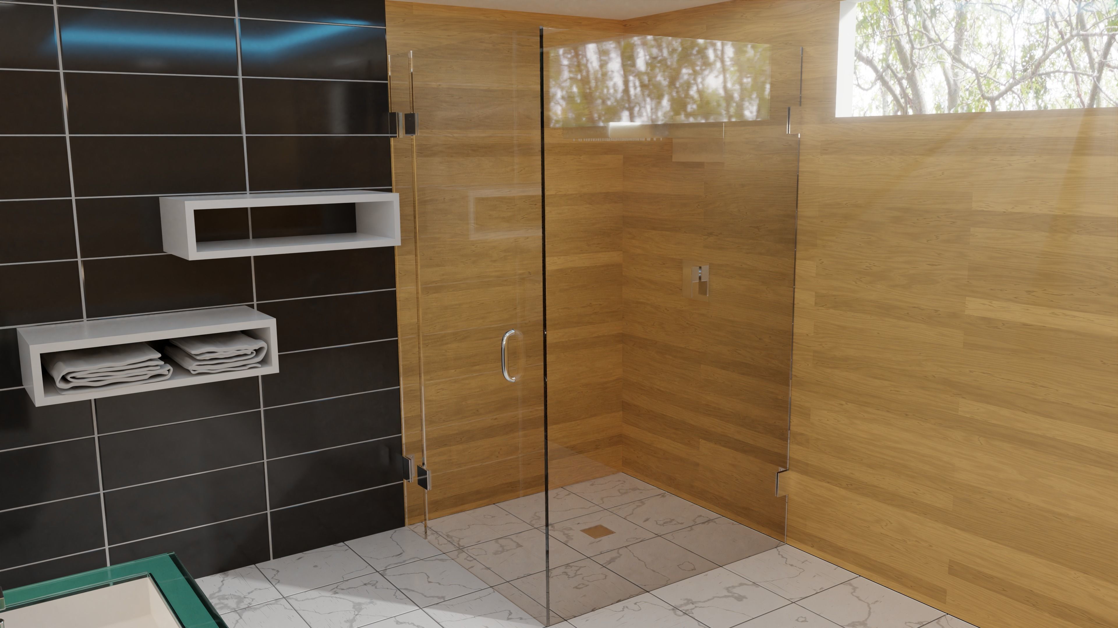 modern bathroom 3D model_4
