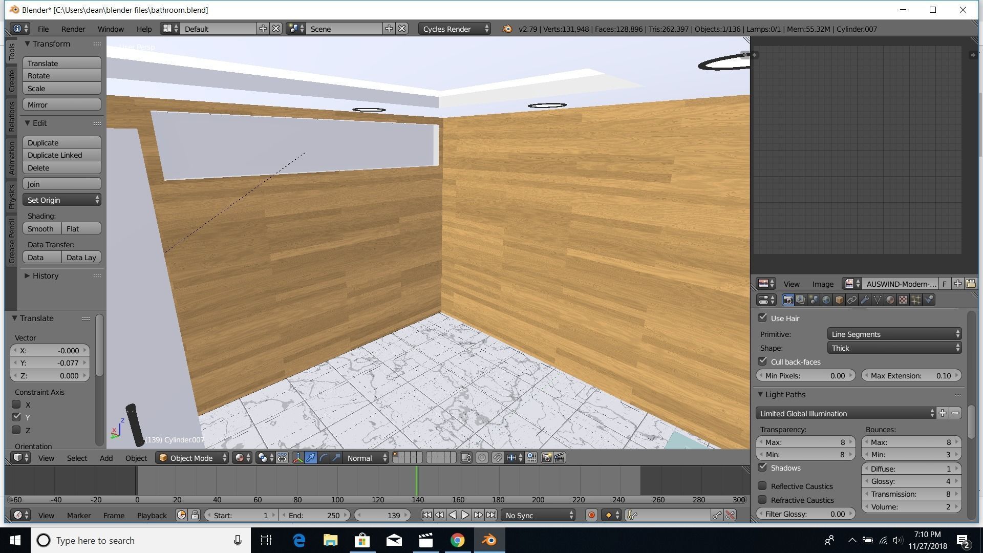 modern bathroom 3D model_19