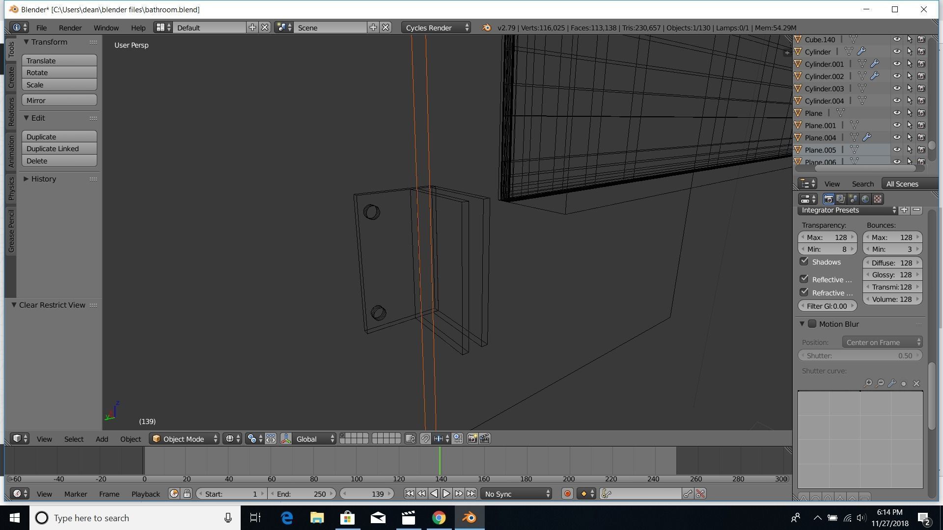 modern bathroom 3D model_25