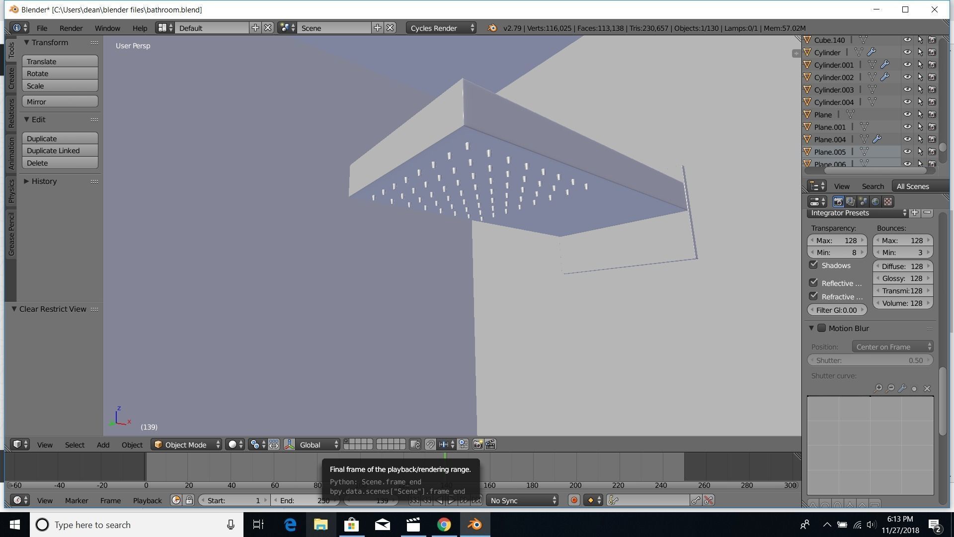 modern bathroom 3D model_13