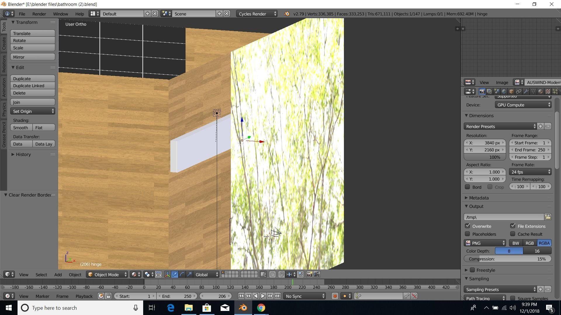 modern bathroom 3D model_20