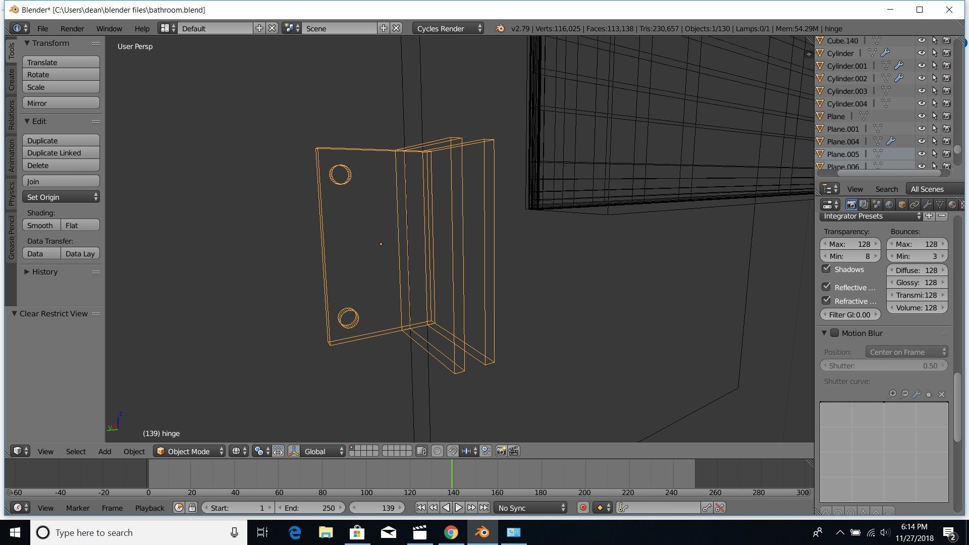 modern bathroom 3D model_33