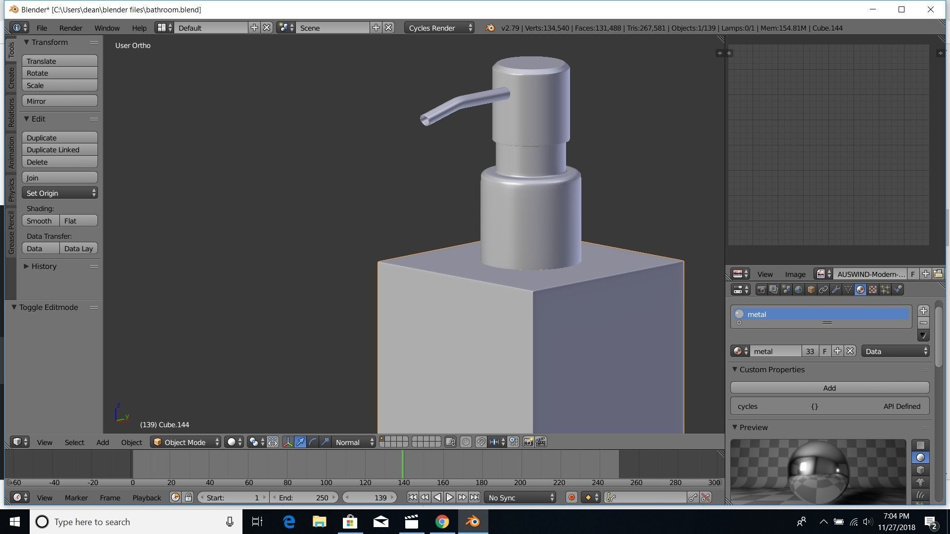 modern bathroom 3D model_24