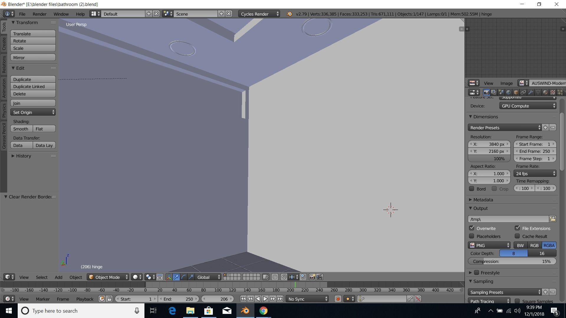 modern bathroom 3D model_43