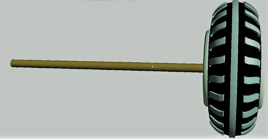 creo software making in tyar 3D model_3