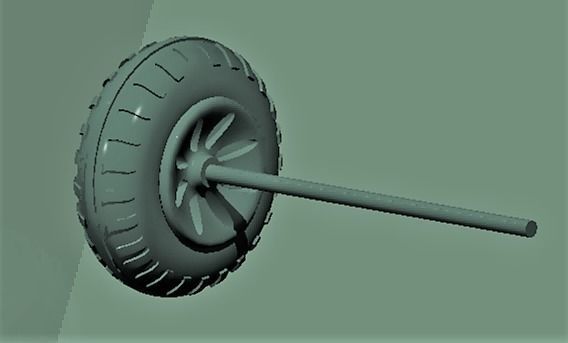 creo software making in tyar 3D model_1