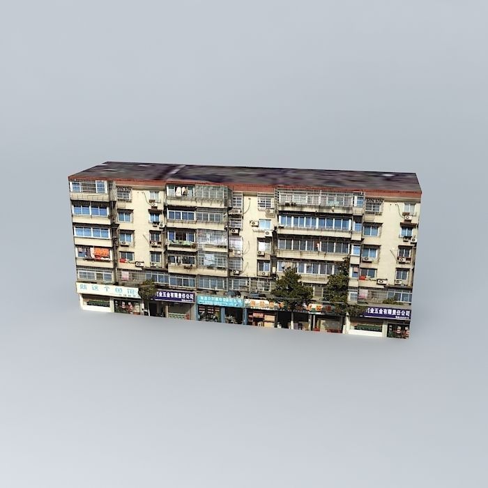 Wuhan building 3 3D model_2