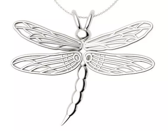 Dragonfly Pendant 3D print model