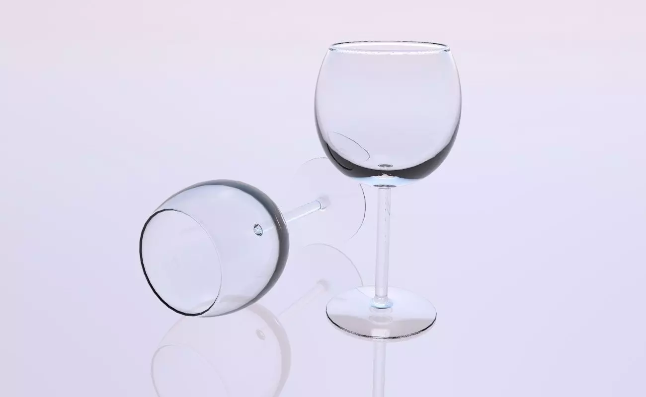 Crystal glass 3D model