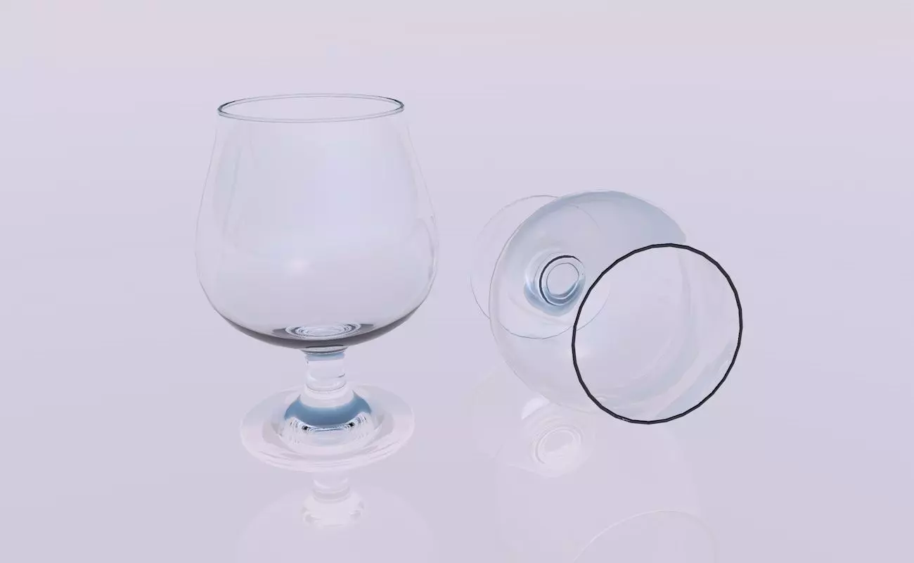 Crystal glass 3D model