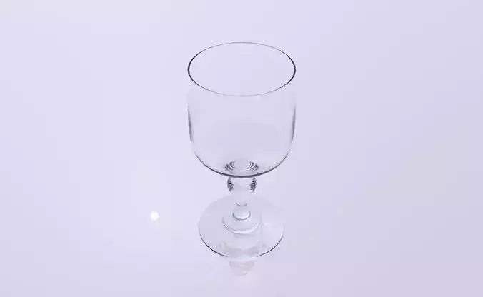 Crystal glass 3D model