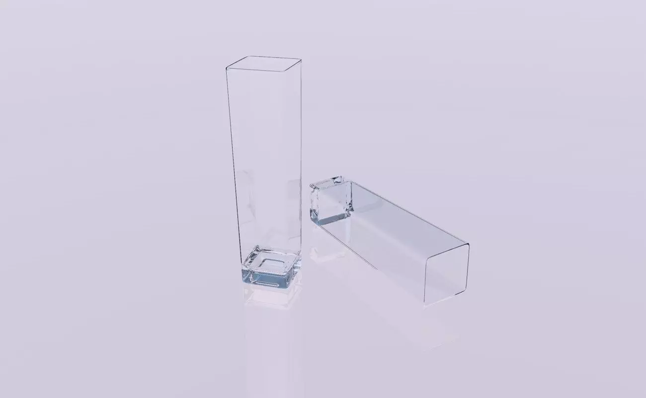 Crystal glass 3D model_0