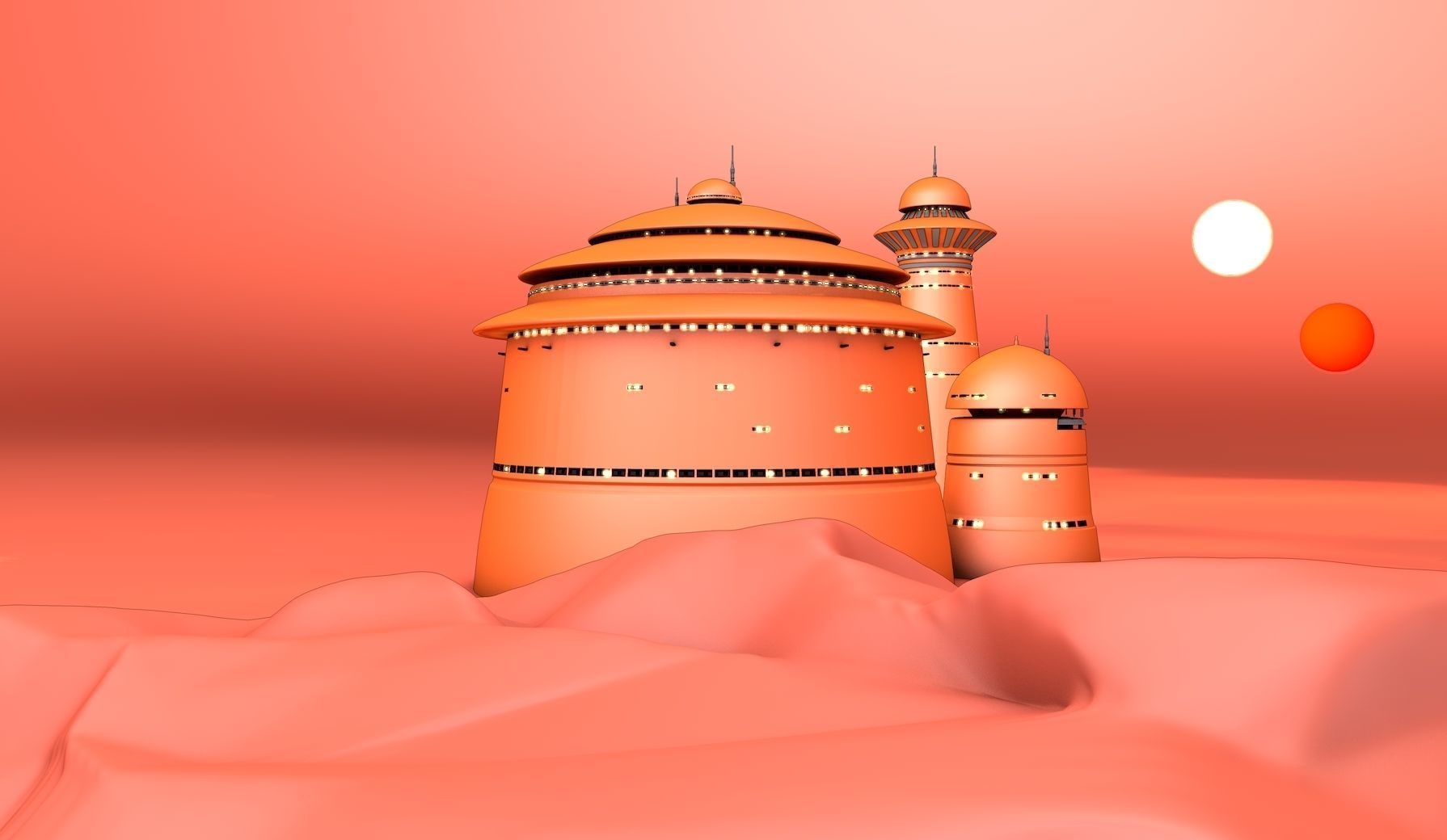 Jabba Palace 3D model_5