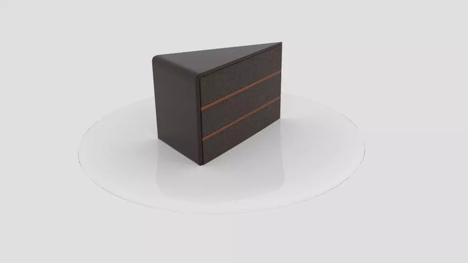  Layer Chocolate Cake  3D model_0