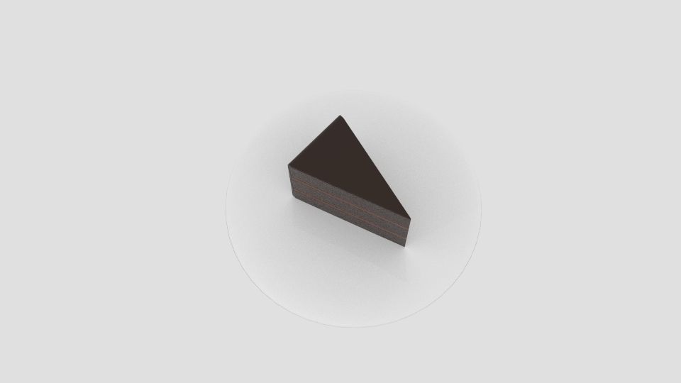  Layer Chocolate Cake  3D model_3