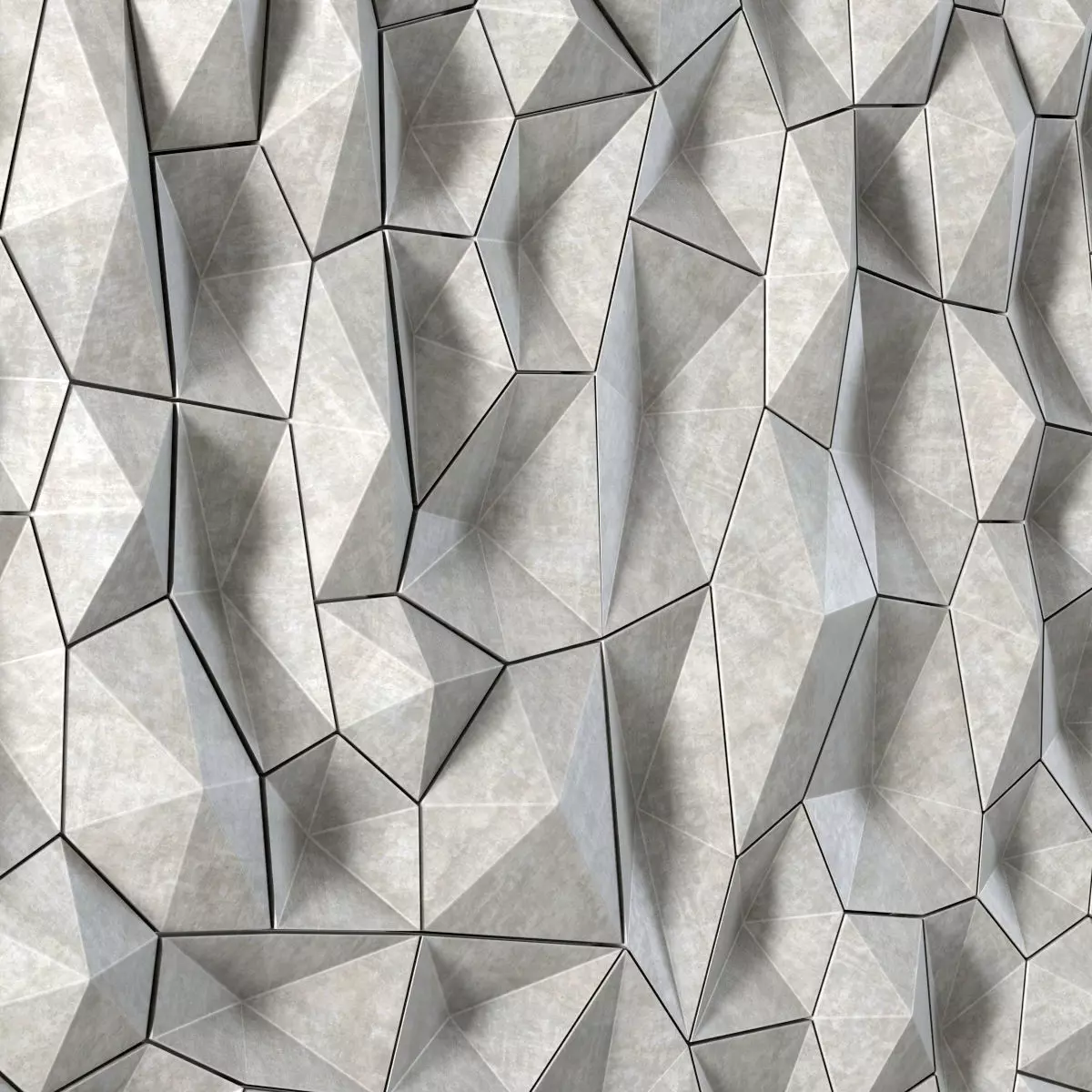 Panel decor polygon 3D model