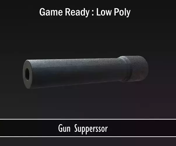Suppressor game ready gun suppresor