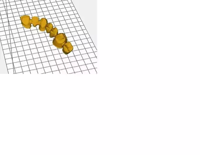 Ceramic bridge Free 3D model