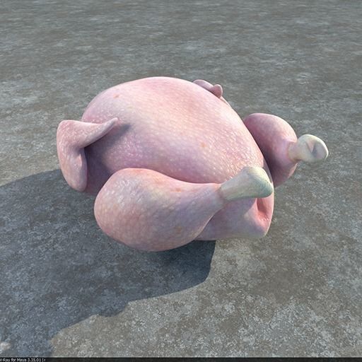 Chicken 3D model_0