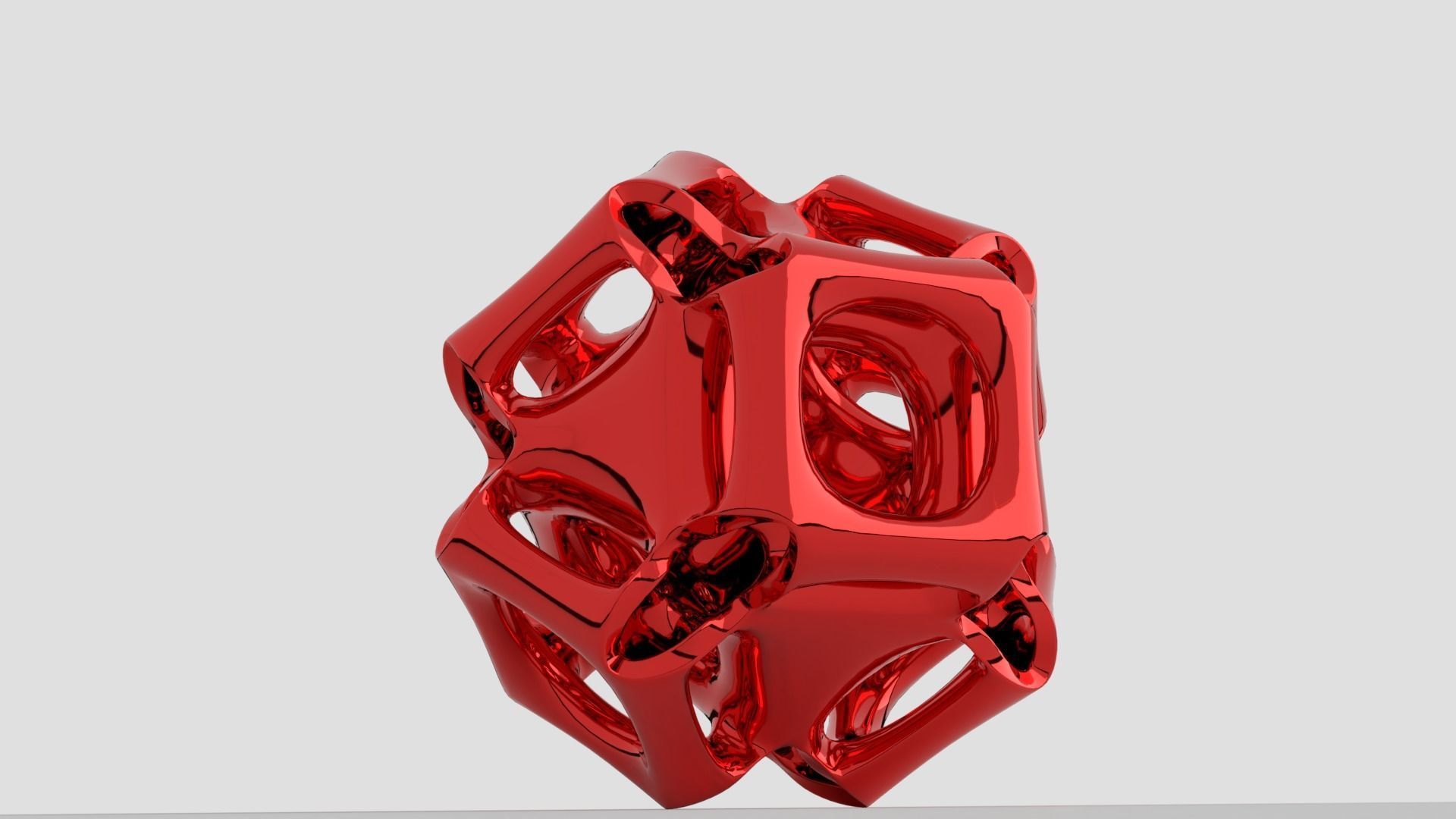 cubic gyroid 3D print model_5