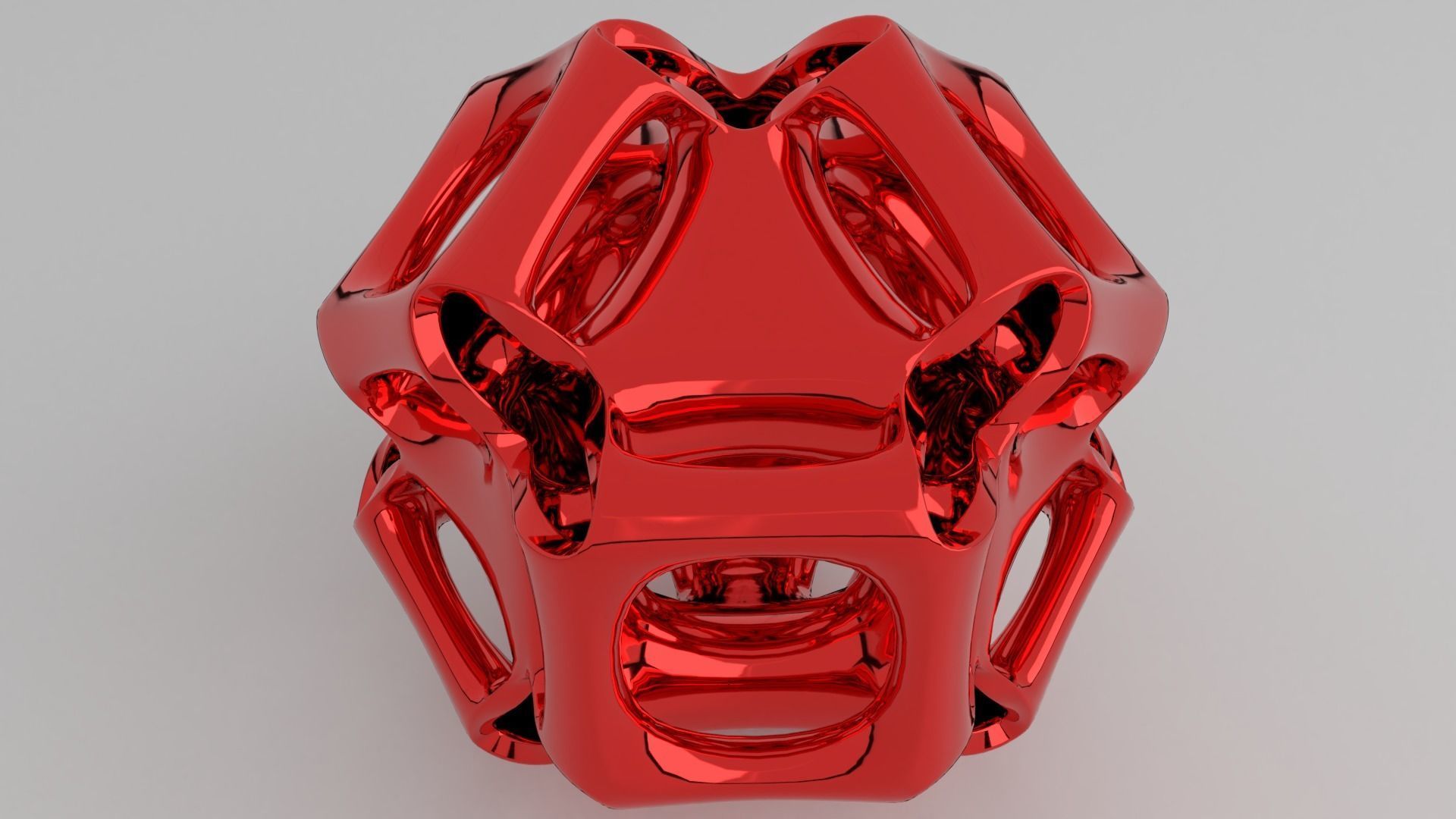 cubic gyroid 3D print model_6