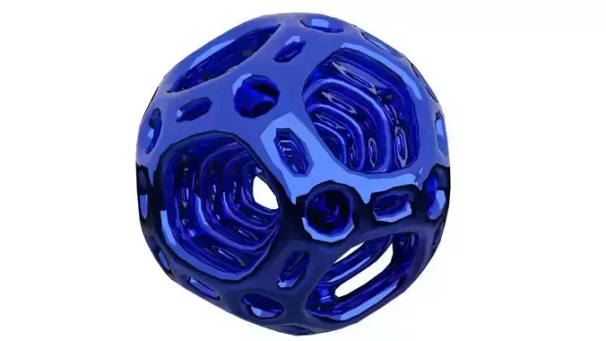Dedecohedron bead 3D print model