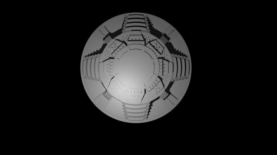 Iron Man Figure Bases 3D print model_2